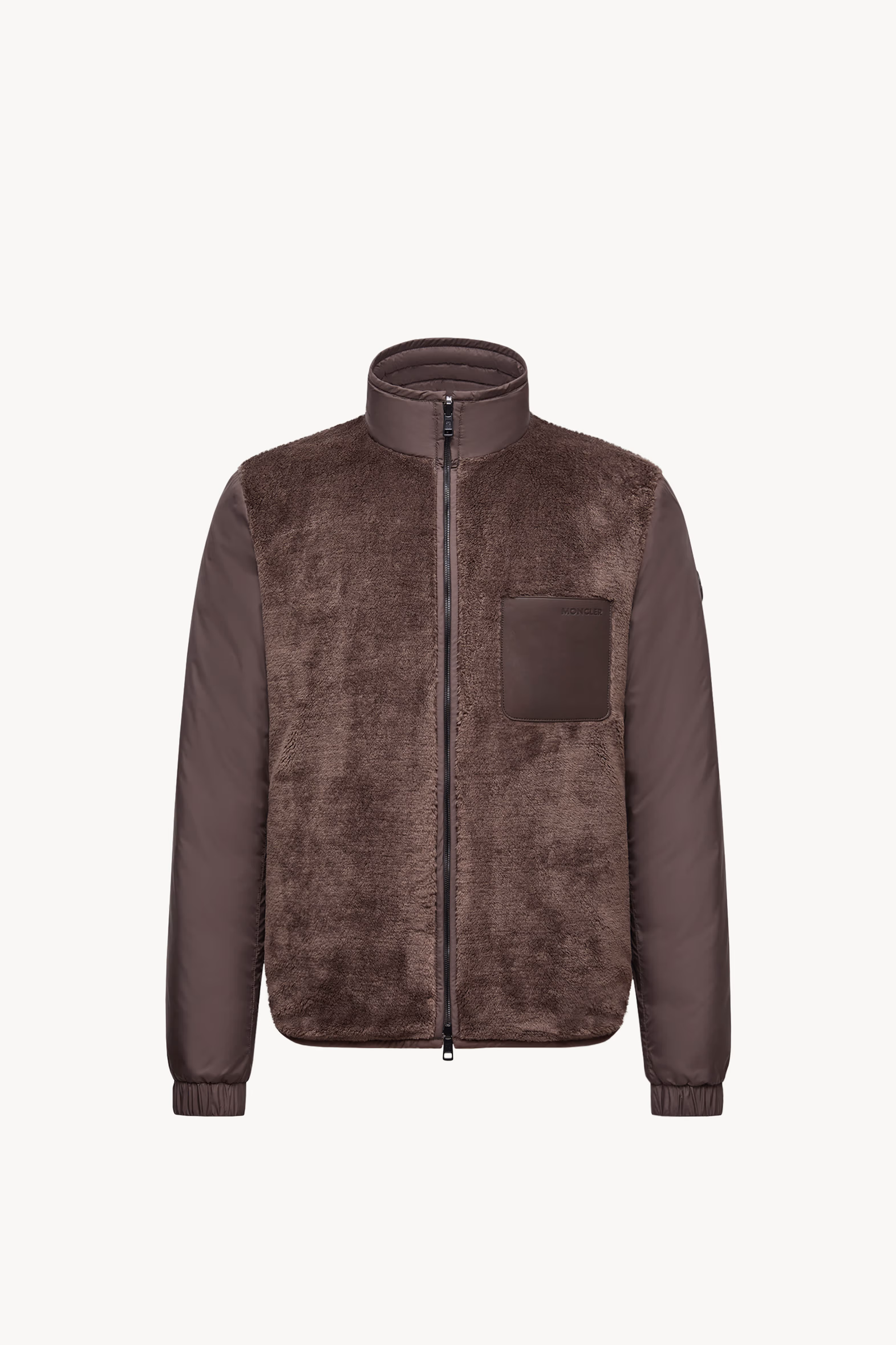 Livra Reversible Teddy Short Down Jacket Men Brown Moncler 2